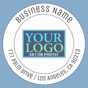 Sticker Votre logo, nom commercial, adresse ou tout autre