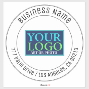 Sticker Votre logo, nom commercial, adresse ou tout autre