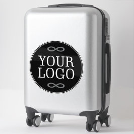 Sticker Votre logo - Point - Fond NOIR