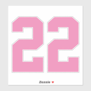 Sticker Votre numéro Jersey personnalisé