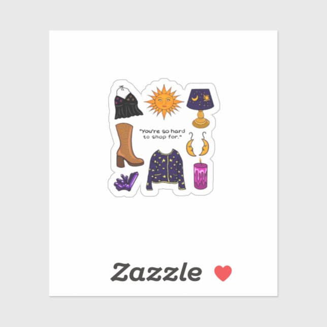 Sticker Vous Avez Du Mal À Acheter Pour Whimsigoth Aesthét (Feuille)