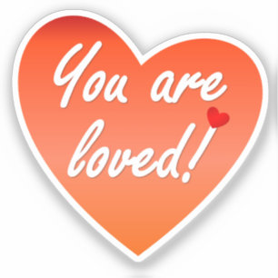 Sticker Vous êtes aimés