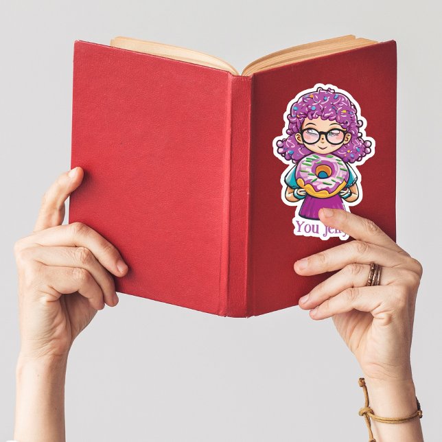 Sticker "Vous êtes gelée ?" Amoureux de beignes amusants (Créateur téléchargé)