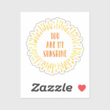 Vous êtes mon soleil brillant Aquarelle