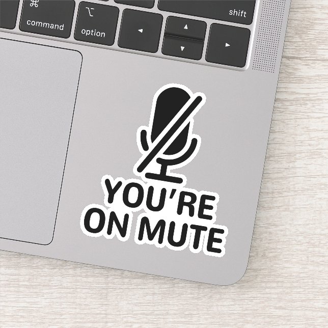 Sticker Vous êtes muet (Détail)