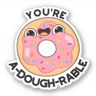 Sticker Vous êtes un jeu de beignets amusant