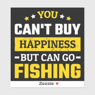 STICKER VOUS POUVEZ ALLER À LA PÊCHE