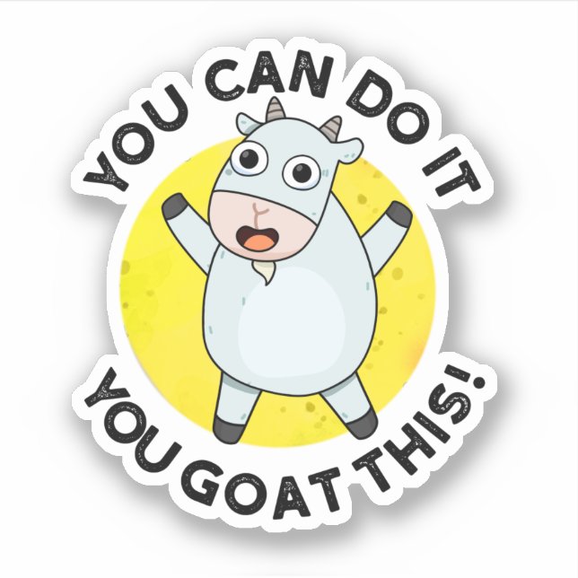 Sticker Vous Pouvez Le Faire Vous Chantez Ce Drôle Animal  (Devant)