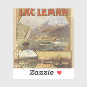 Sticker Voyage au Lac Léman