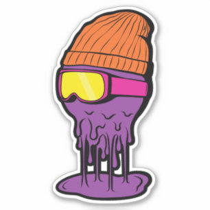 Sticker Voyage de ski