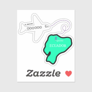 Sticker Voyage En Equateur