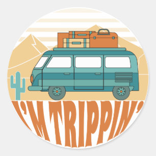 Sticker Voyage-Route Je M'APPELLE TRIPPIN