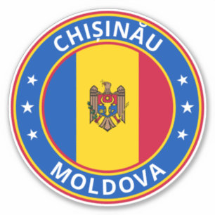 Sticker Voyageur mondial - Chișinău, Moldavie