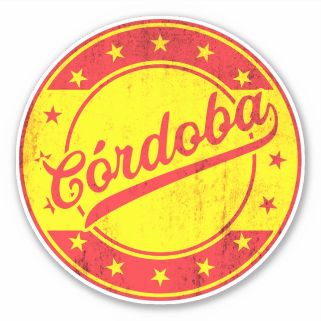 Sticker Voyageur mondial - Cordoue, Espagne (Devant)