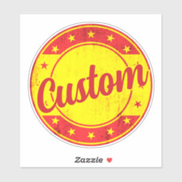 Sticker Voyageur mondial -<Custom Text>, Espagne
