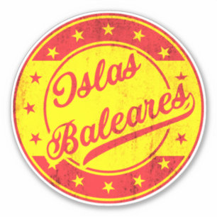 Sticker Voyageur mondial - Espagne - Îles Baléares