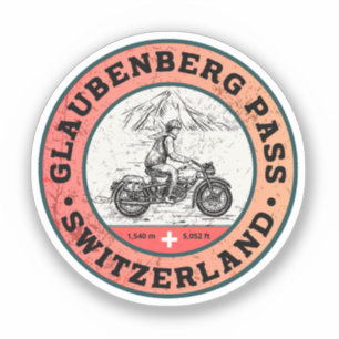 Sticker VTT Glaubenberg pass Suisse alpes