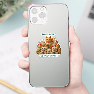 Sticker Wa-Modern Luxe – [Chat qui invite] Design contempo