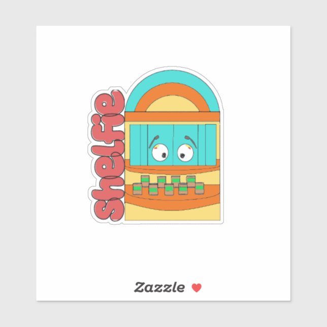 Sticker Waffles&Mochi-Shelfie -Sticker en vinyle (Feuille)