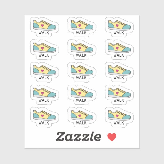 Sticker Walk Rappel Bujo Planner Journalisation (Feuille)