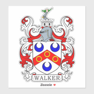 Sticker Walker Family Crest