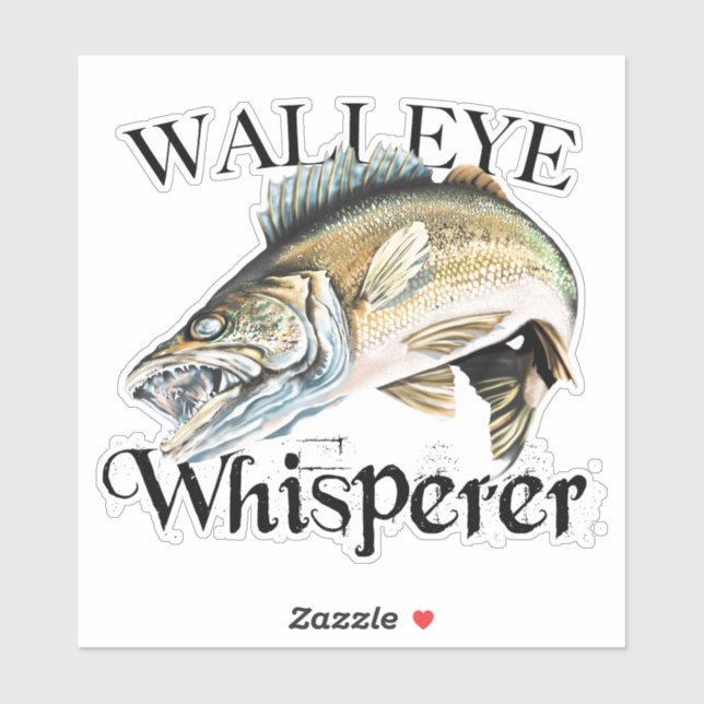 Sticker Walleye Whisperer (Feuille)