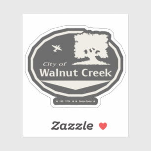 STICKER WALNUT CREEK CALIFORNIA