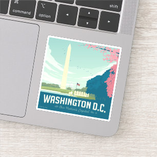 Sticker Washington DC   La capitale de notre nation