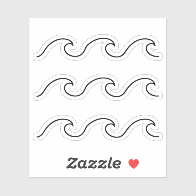 Sticker Waves (Feuille)