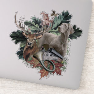 Sticker Weimaraner "Grey Ghost"