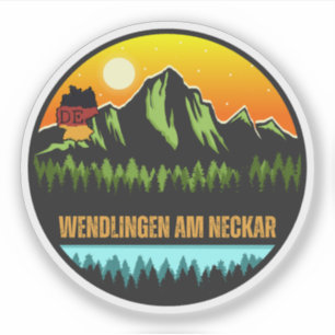 Sticker Wendlingen am Neckar, Bade-Wurtemberg Allemagne