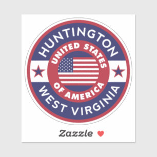 Sticker West Virginia HUNTINGTON