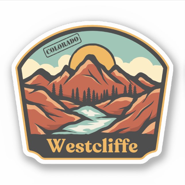 Sticker Westcliffe, Colorado (Devant)