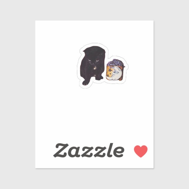 Sticker Whimsigoth avec carte (Feuille)