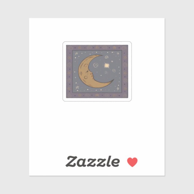 Sticker Whimsigoth Moon Classic (Feuille)