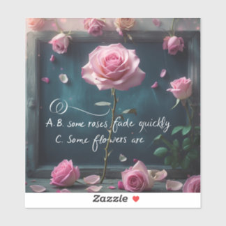 Sticker Whimsy encadré en bois"
