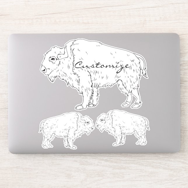 Sticker White Buffalo Thunder_cove (Ordinateur)