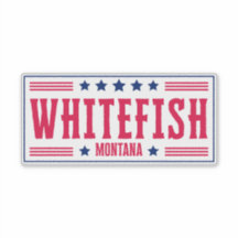 WHITEFISH MONTANA Étoiles & rayures