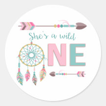 Sticker Wild One Boho