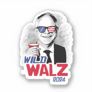 Sticker Wild Tim Walz