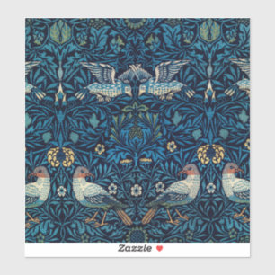Sticker William Morris Blue Birds Tapestry Classic