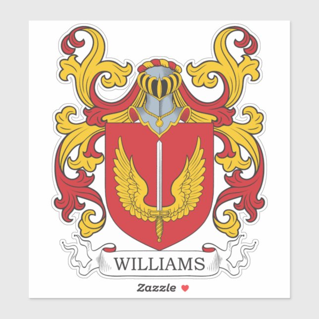 Sticker Williams Family Crest (Feuille)