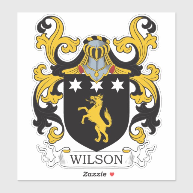 Sticker Wilson Family Crest (Feuille)