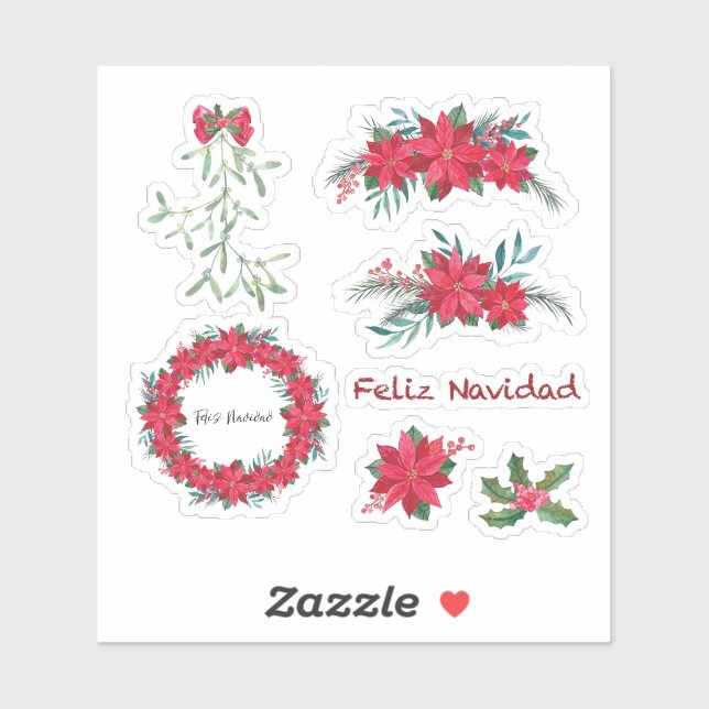 Sticker "Winter Garden" (Feuille)