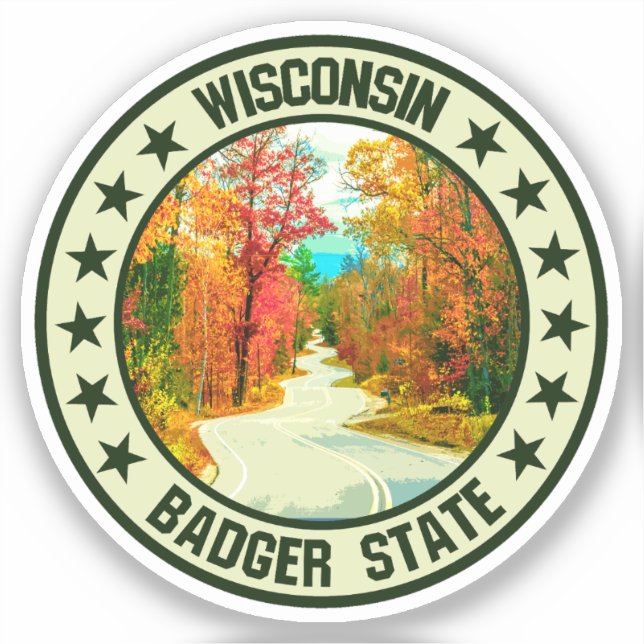 Sticker Wisconsin (Recto)