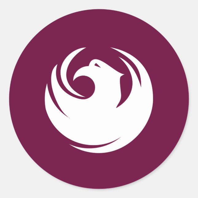 Sticker with Flag of Phoenix City, Arizona (Vorderseite)