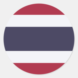 Sticker with Flag of Thailand
