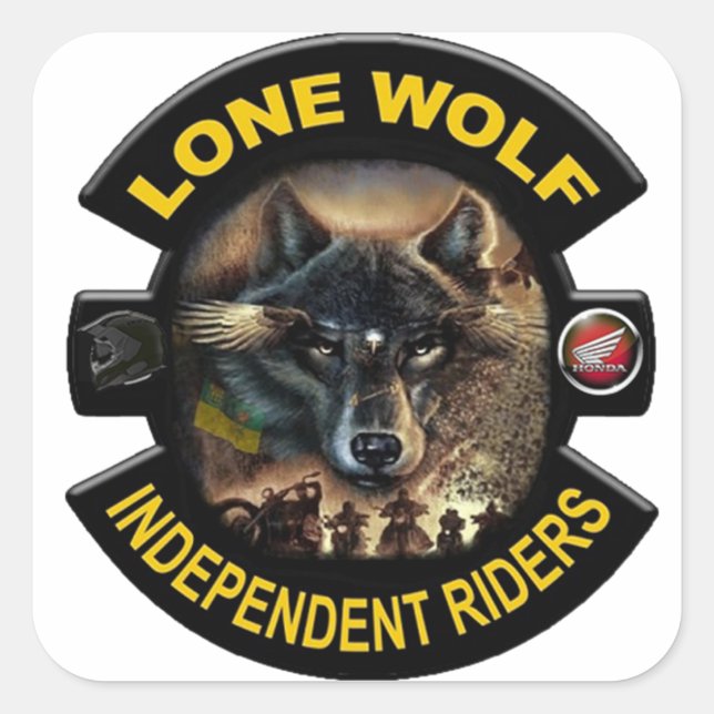 Sticker Wolf Lone (Devant)