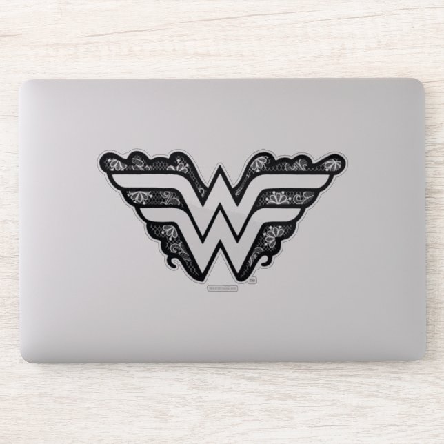 Sticker Wonder Woman Black Lace Logo (Ordinateur)