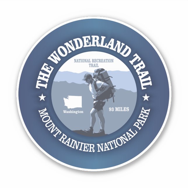 Sticker Wonderland Trail (BG) (Devant)